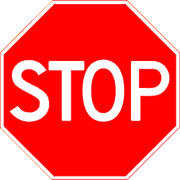 Stop. Verleen voorrang aan 
        bestuurders op de kruisende weg
